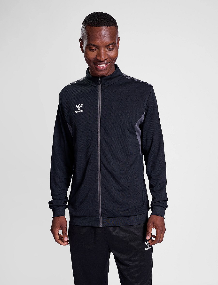 Hummel - hmlAUTHENTIC PL ZIP JACKET - sportjacken - black - 0
