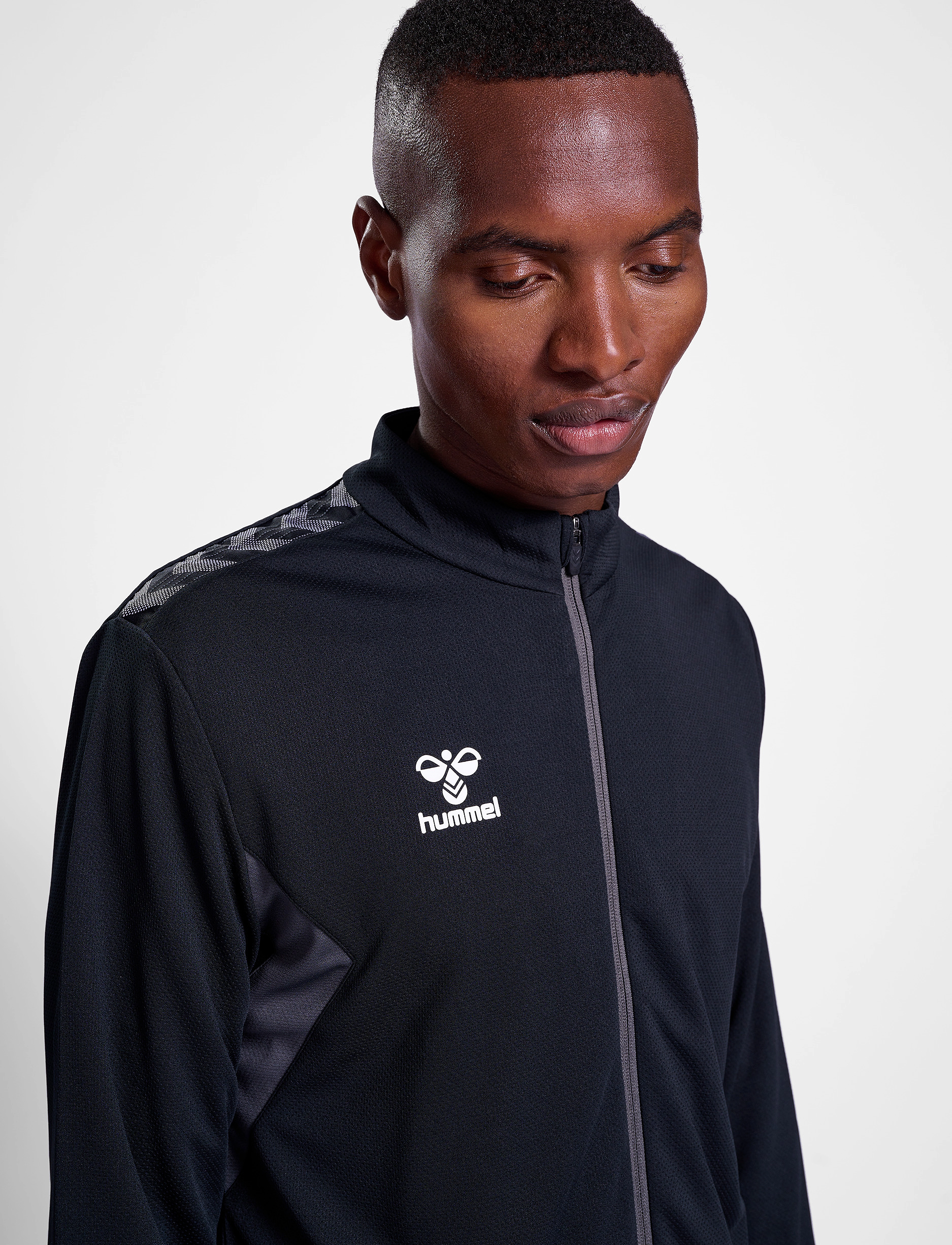 Hummel - hmlAUTHENTIC PL ZIP JACKET - sportjacken - black - 3