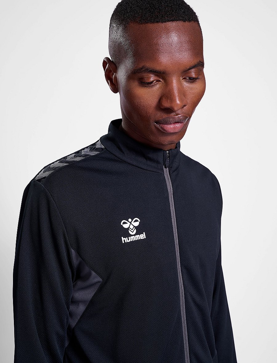Hummel - hmlAUTHENTIC PL ZIP JACKET - sportjacken - black - 3