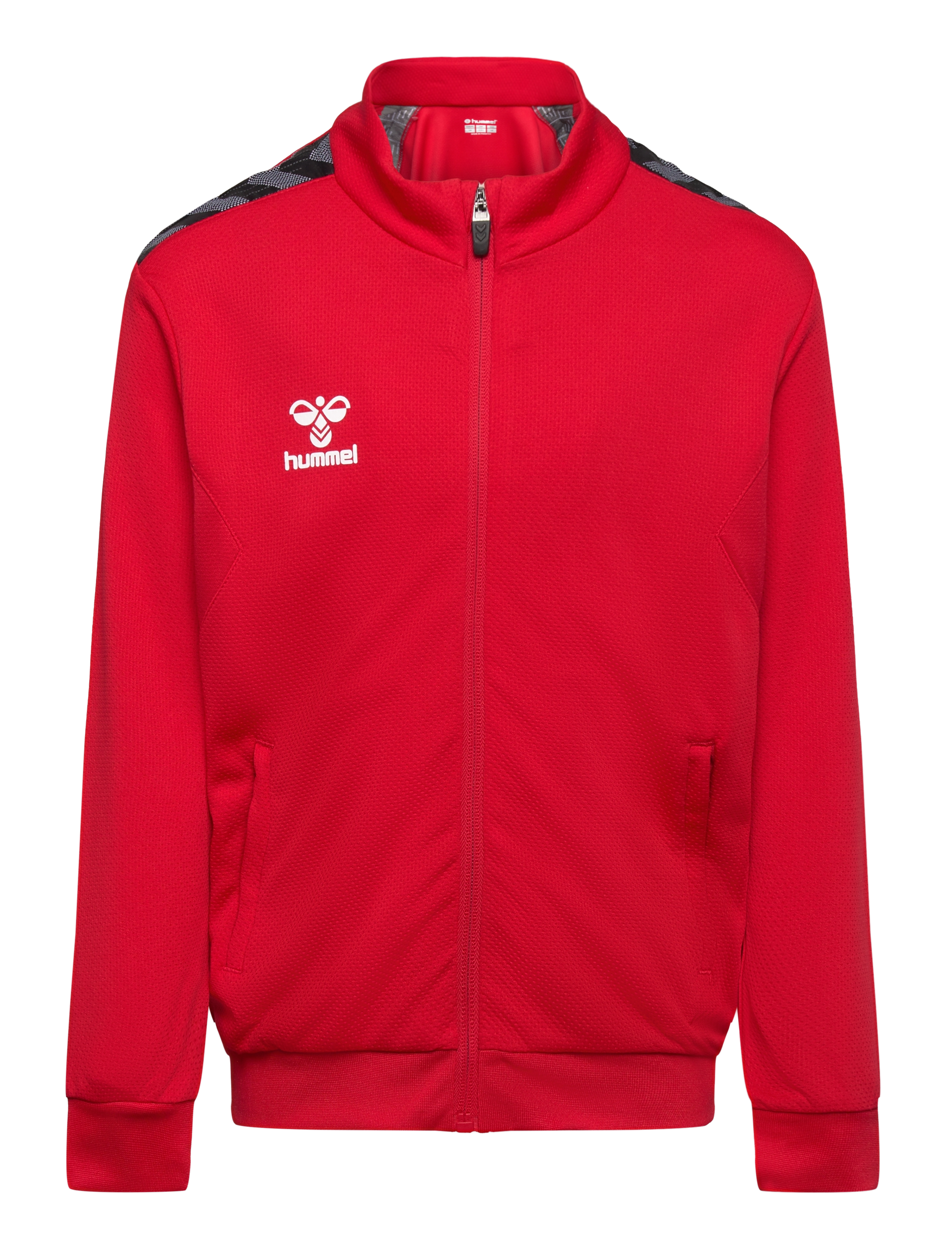 Hummel hmlAUTHENTIC PL ZIP JACKET KIDS - Overdele - TRUE RED / red