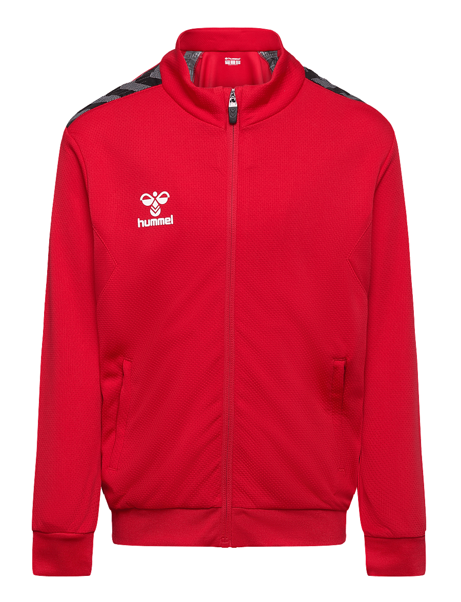 Hummel - hmlAUTHENTIC PL ZIP JACKET KIDS - sweatshirts - true red - 0
