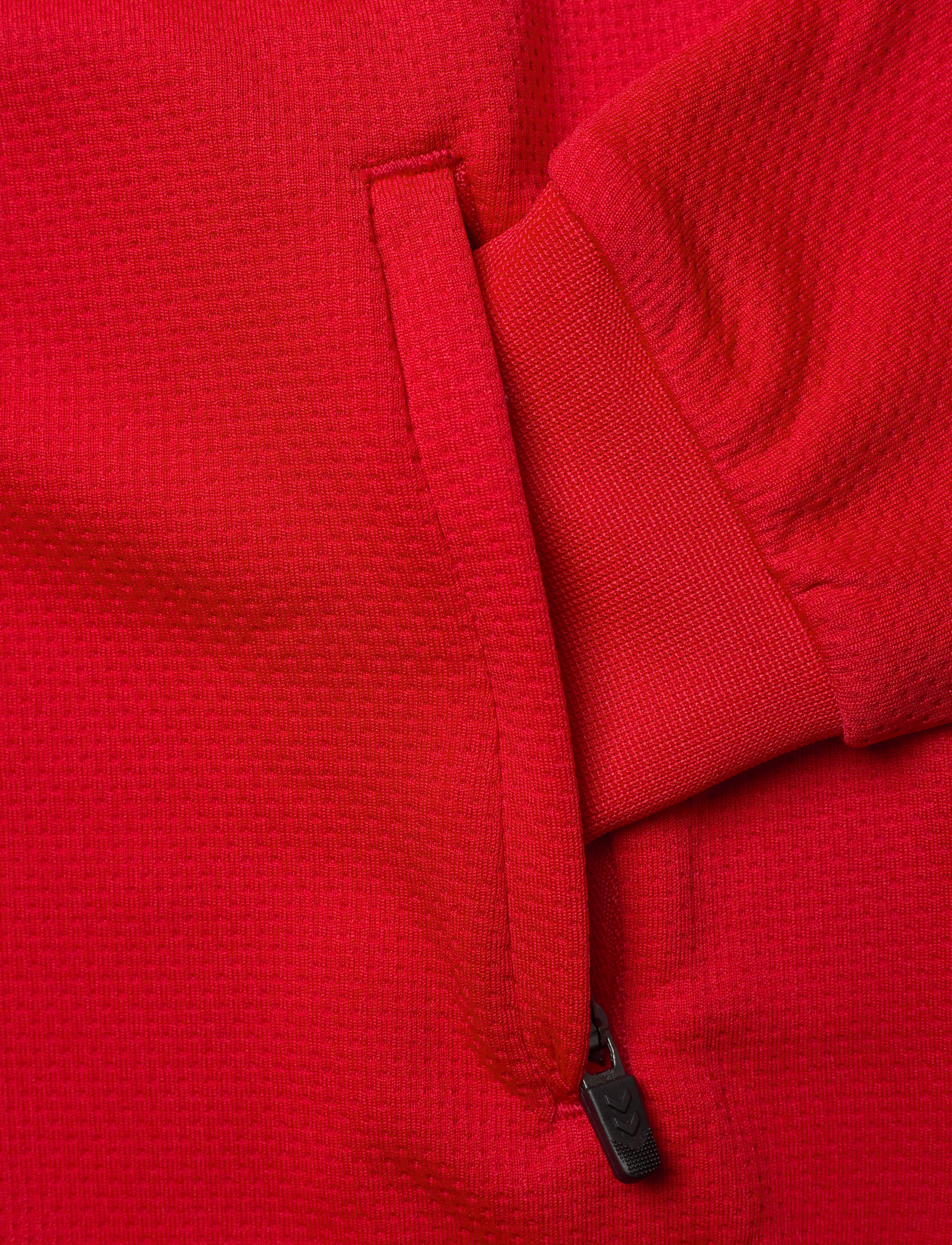 Hummel - hmlAUTHENTIC PL ZIP JACKET KIDS - sweatshirts - true red - 3