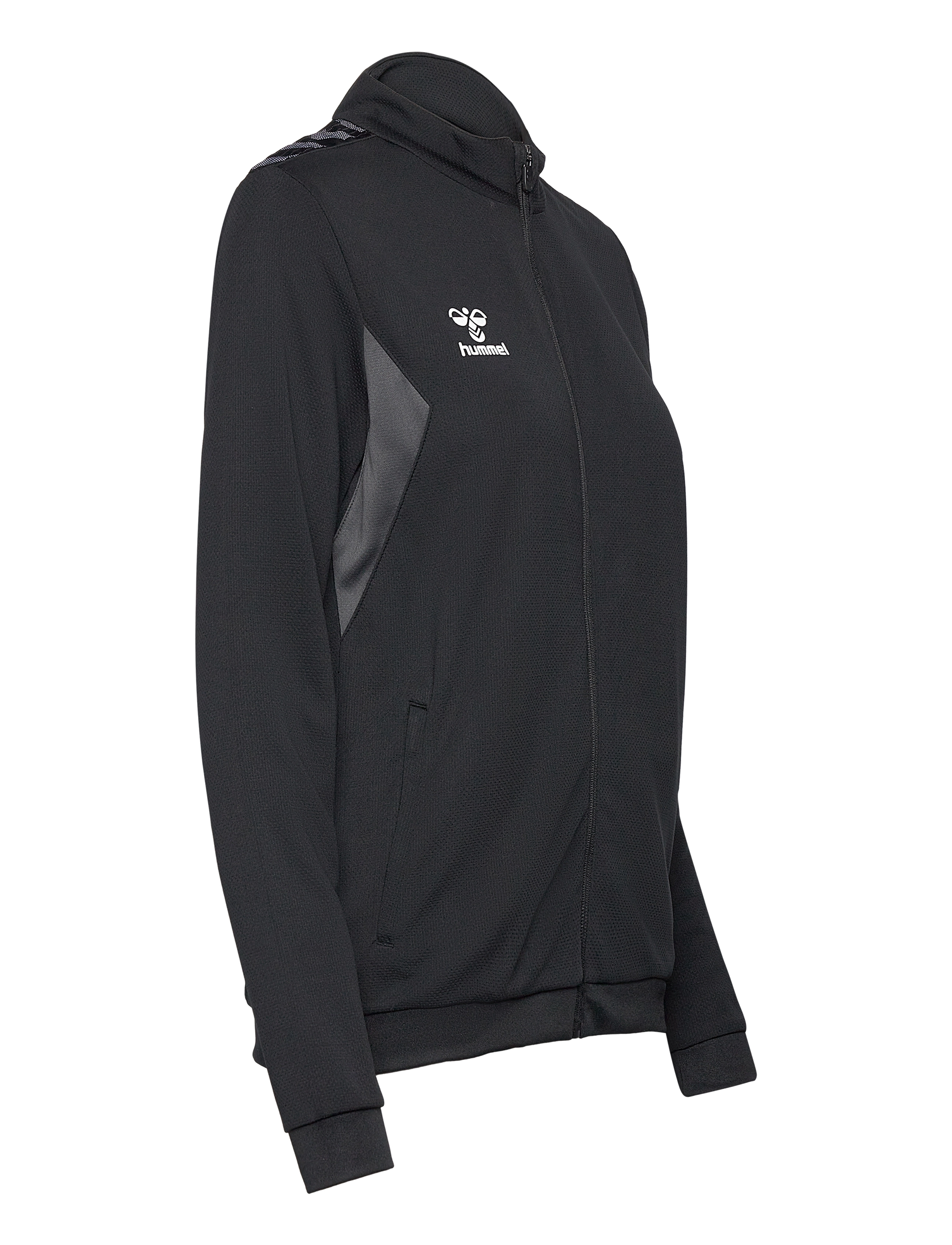 Hummel - hmlAUTHENTIC PL ZIP JACKET WOMAN - spordijakid - black - 4