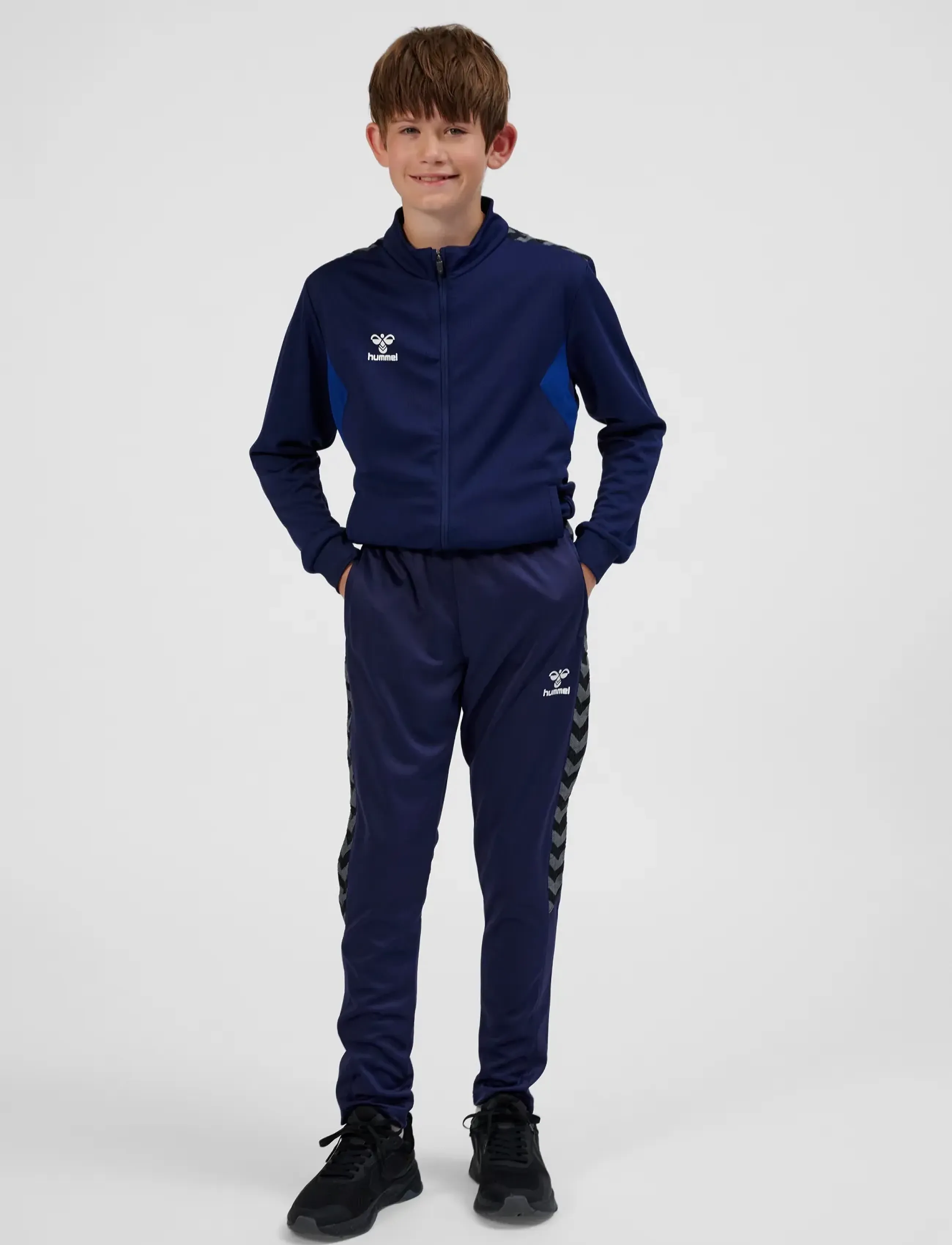 Hummel - hmlAUTHENTIC TRAINING PANTS KIDS - træningsbukser - marine - 5