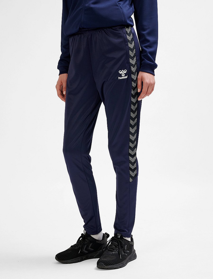 Hummel - hmlAUTHENTIC TRAINING PANTS WOMAN - träningsbyxor - marine - 5
