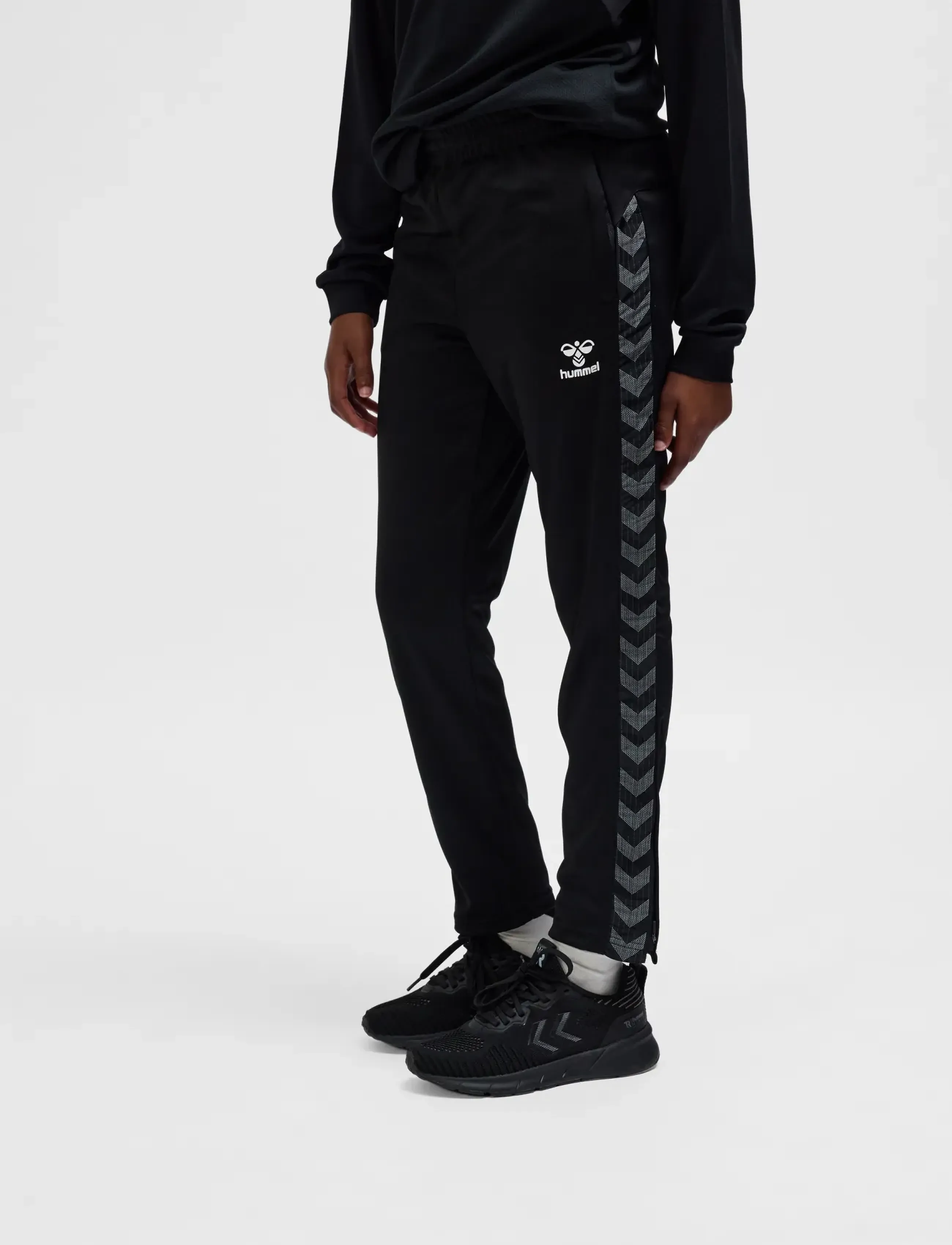 Hummel hmlAUTHENTIC PL PANTS KIDS - Hummel - BLACK / black