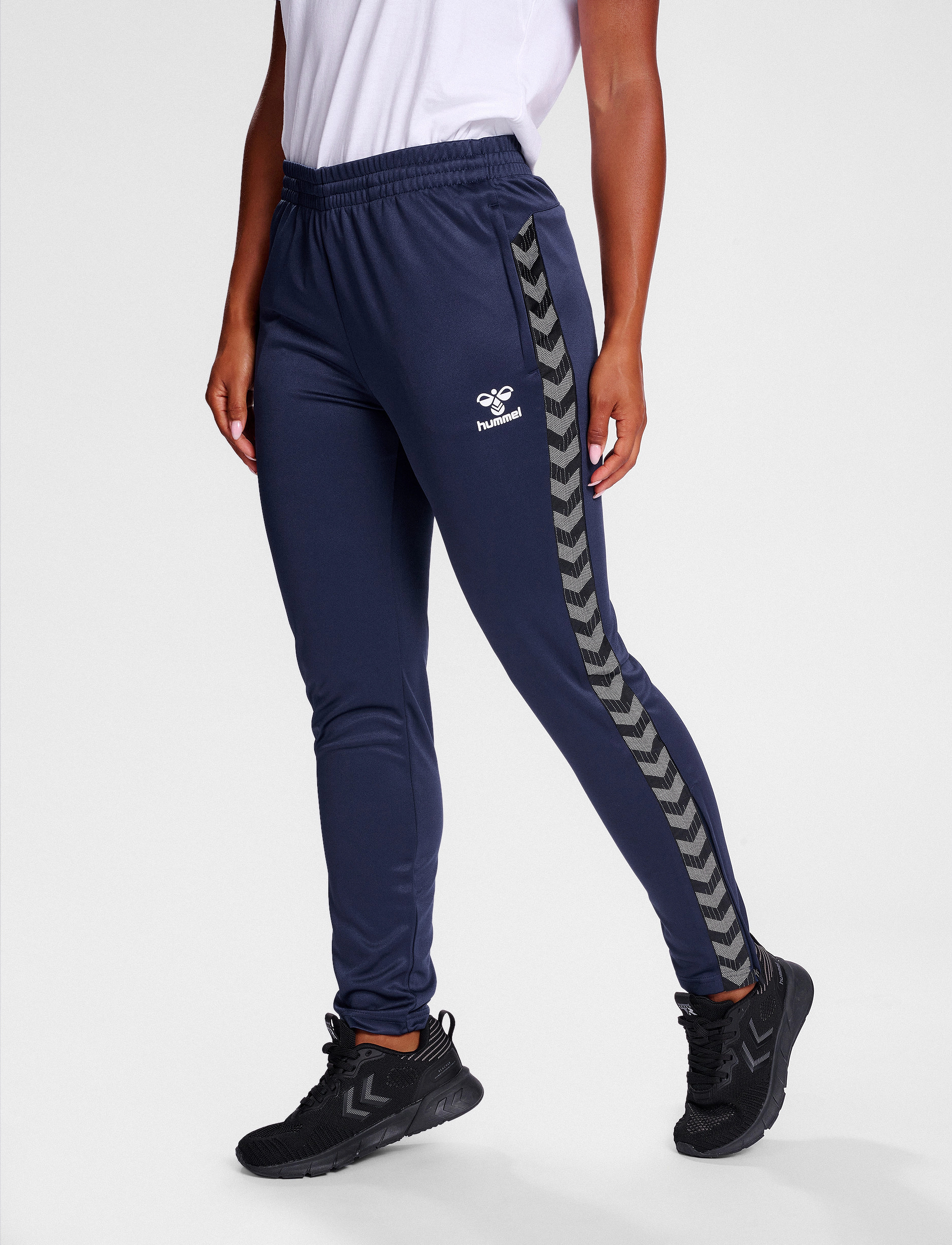 Hummel Hmlauthentic Pl Pants Woman, Kvinder, Træningsbukser, Navy, Str: L
