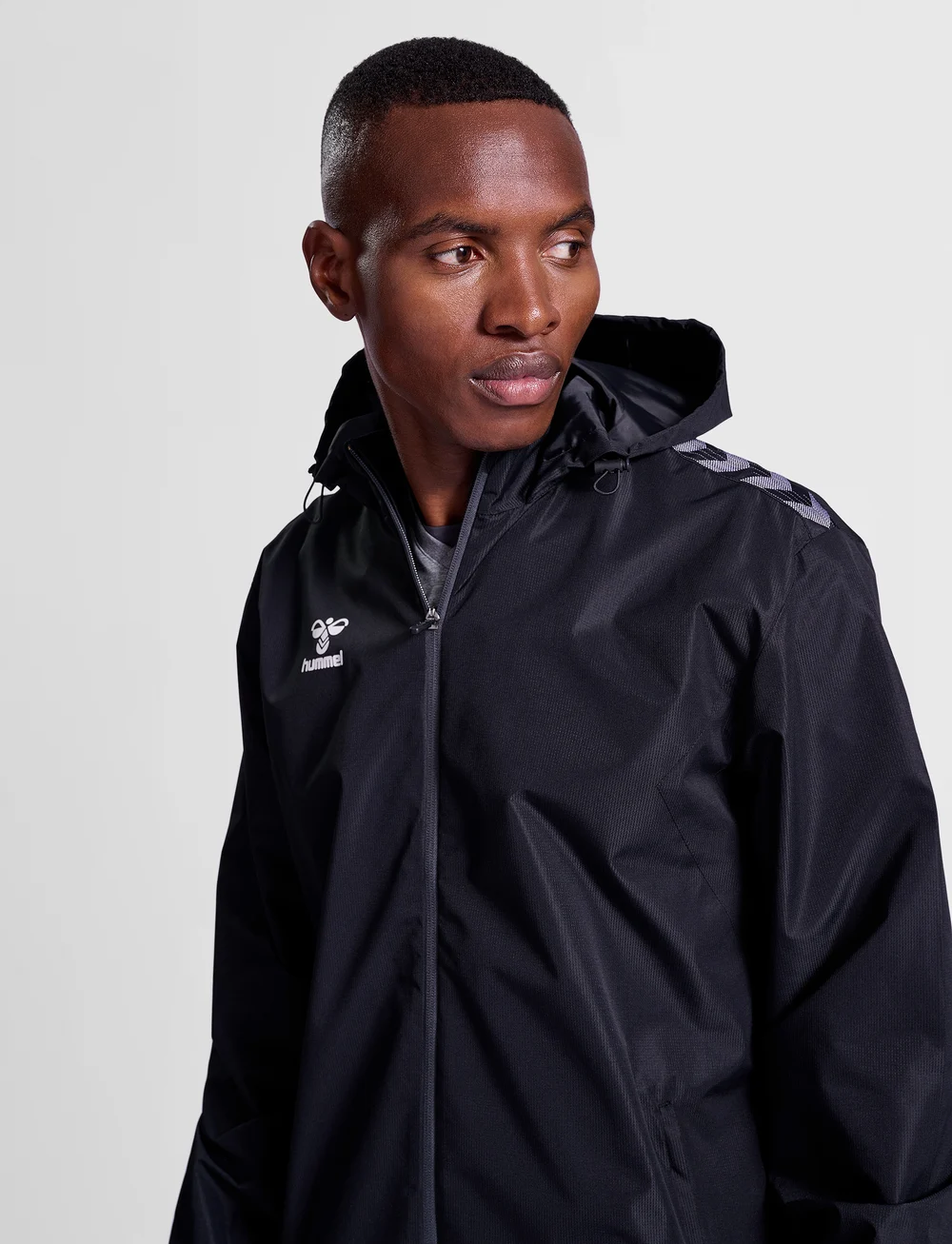 Hummel - hmlAUTHENTIC ALL WEATHER JACKET - regnjackor - black - 4