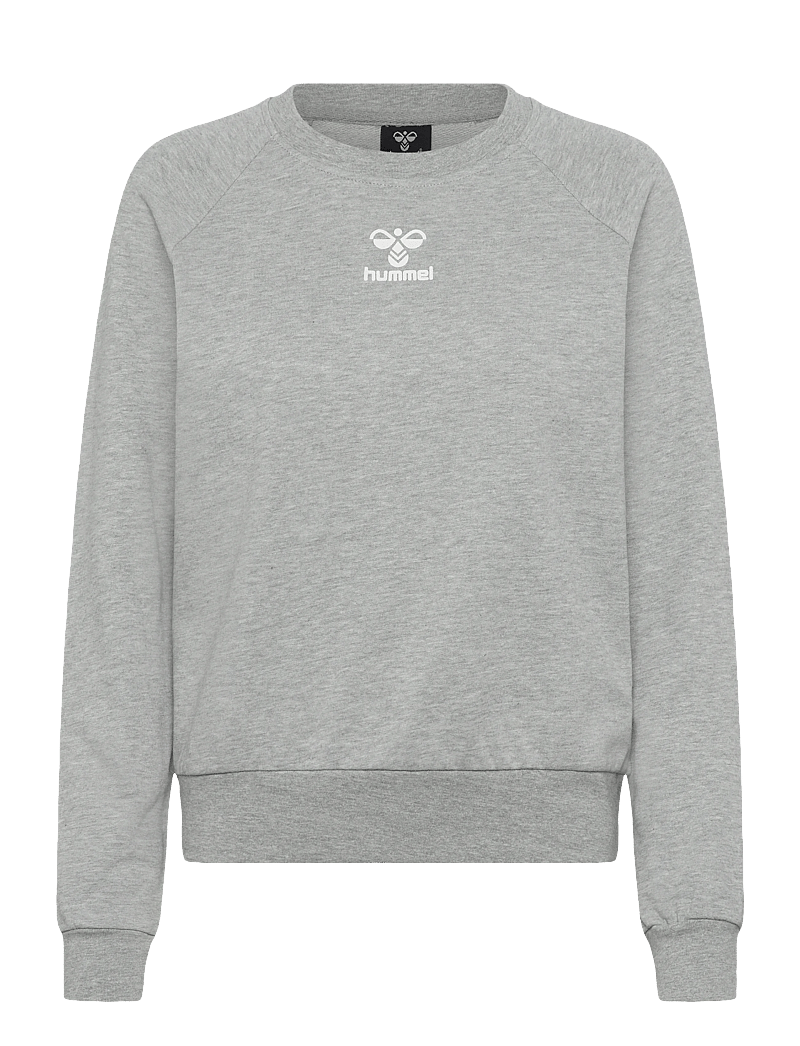 Hummel - hmlICONS WOMAN SWEATSHIRT - oberteile - grey melange - 0