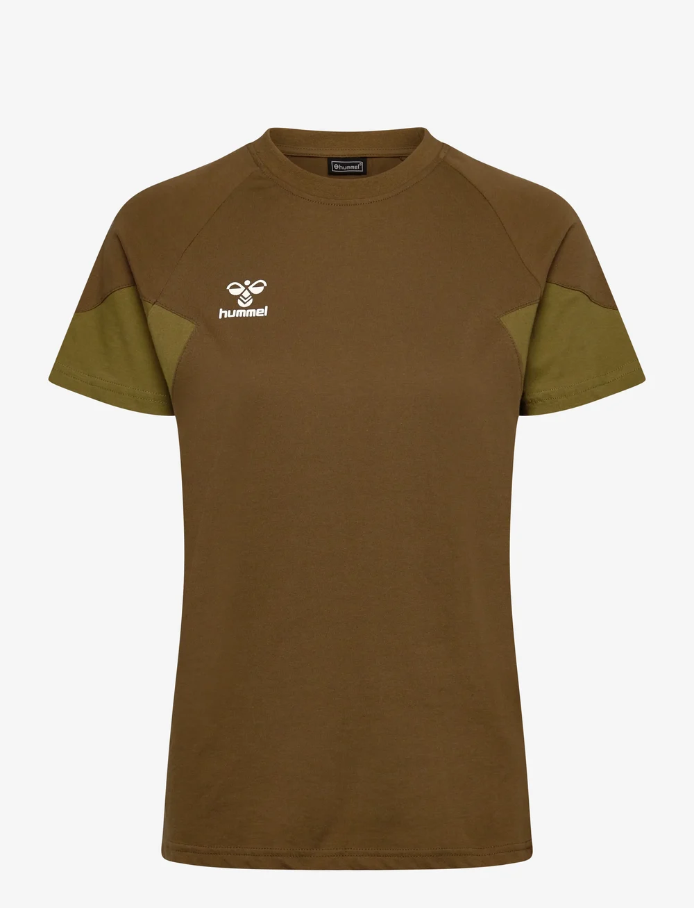 Hummel - hmlTRAVEL T-SHIRT S/S WOMAN - t-shirts - military olive - 0