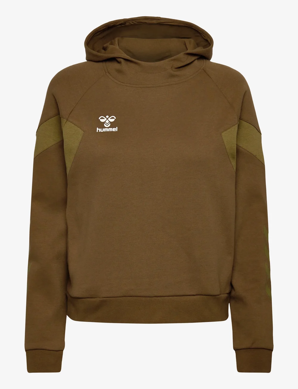 Hummel - hmlTRAVEL SWEAT HOODIE WOMAN - overdele - military olive - 0