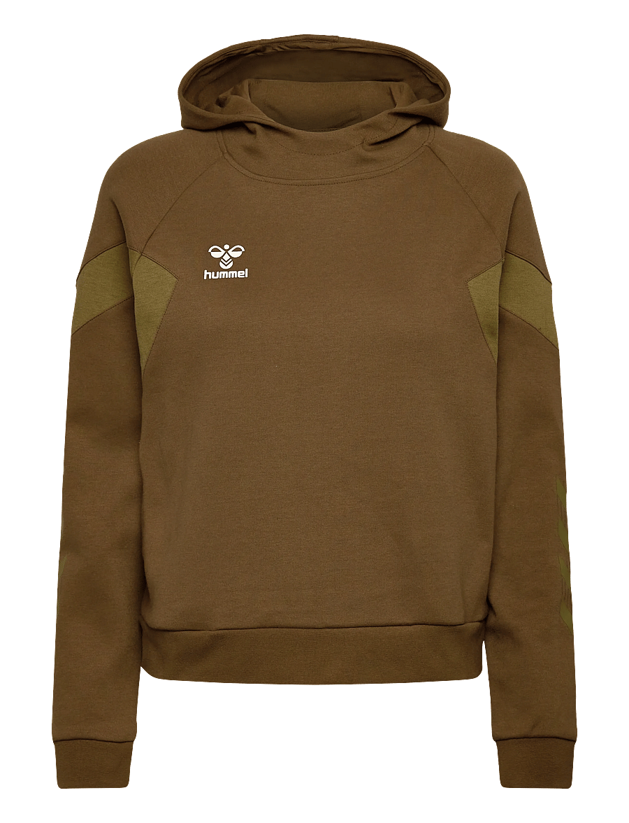 Hummel - hmlTRAVEL SWEAT HOODIE WOMAN - sweats et sweats à capuche - military olive - 0