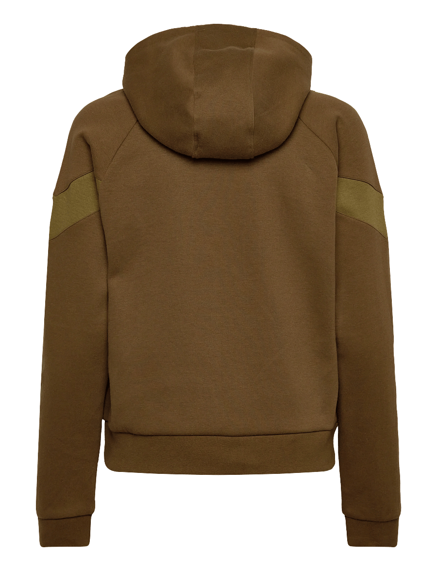 Hummel - hmlTRAVEL SWEAT HOODIE WOMAN - sweats et sweats à capuche - military olive - 1