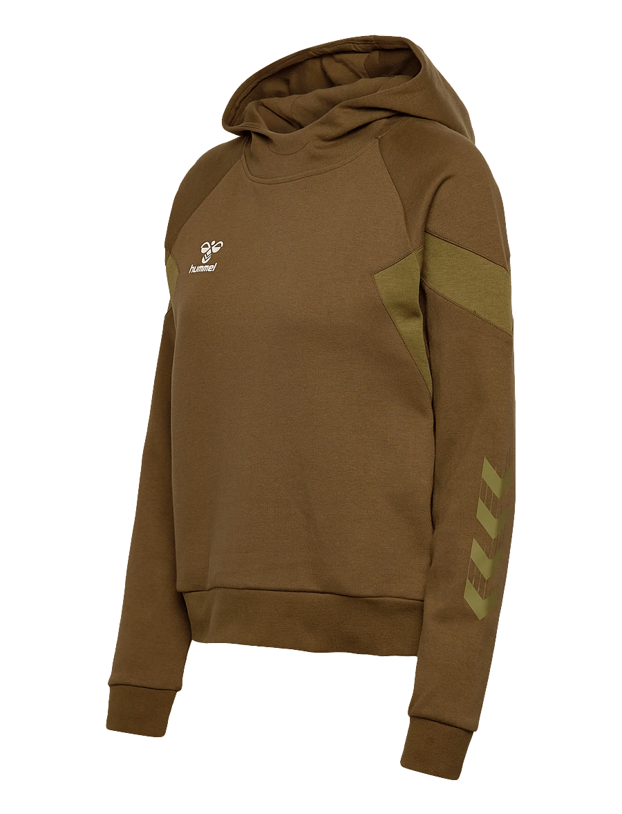 Hummel - hmlTRAVEL SWEAT HOODIE WOMAN - sweats et sweats à capuche - military olive - 3