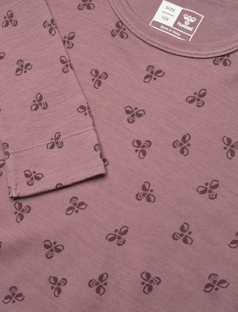 Hummel - hmlVILMO T-SHIRT L/S - langærmede t-shirts - twilight mauve - 2