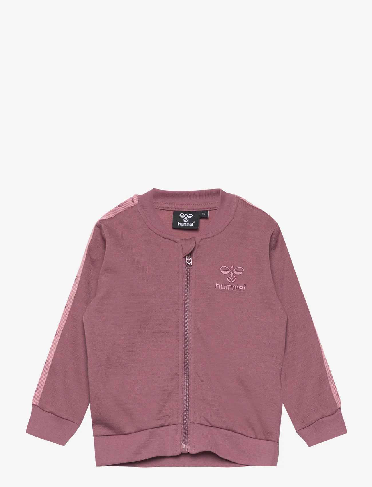 Hummel - hmlWULBATO ZIP JACKET - sweatshirts - rose brown - 0