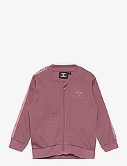 Hummel - hmlWULBATO ZIP JACKET - sweatshirts - rose brown - 0
