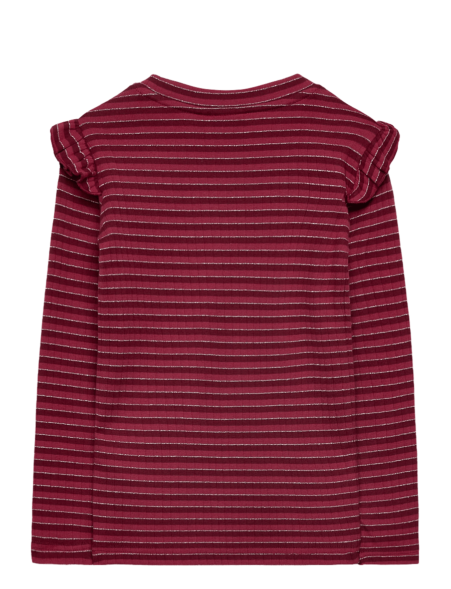 Hummel - hmlMERLE T-SHIRT L/S - långärmade t-shirts - cordovan - 1