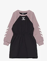 Hummel - hmlHALEY DRESS L/S - pikkade varrukatega vabaaja kleidid - black - 0