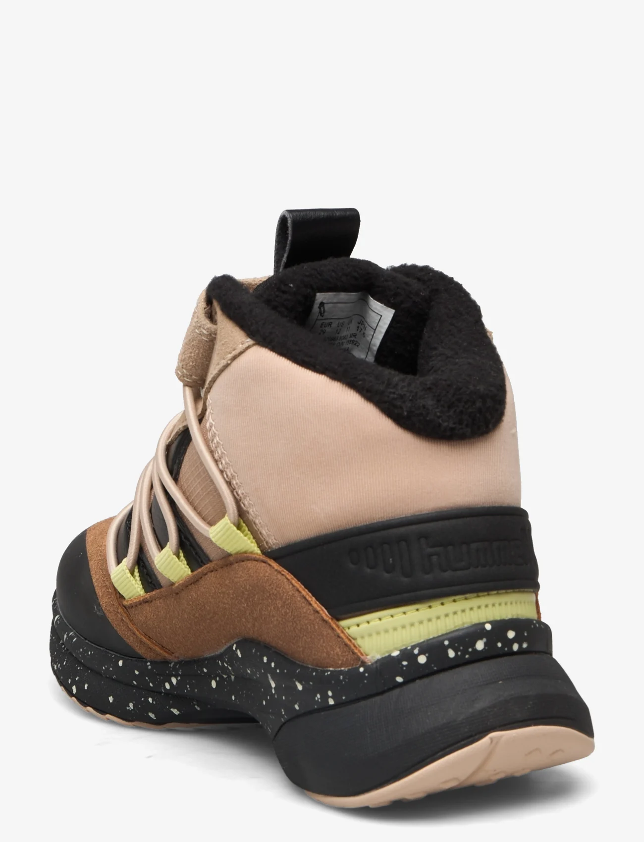 Hummel - REACH CONQUER MID TEX JR - höga sneakers - light taupe - 1