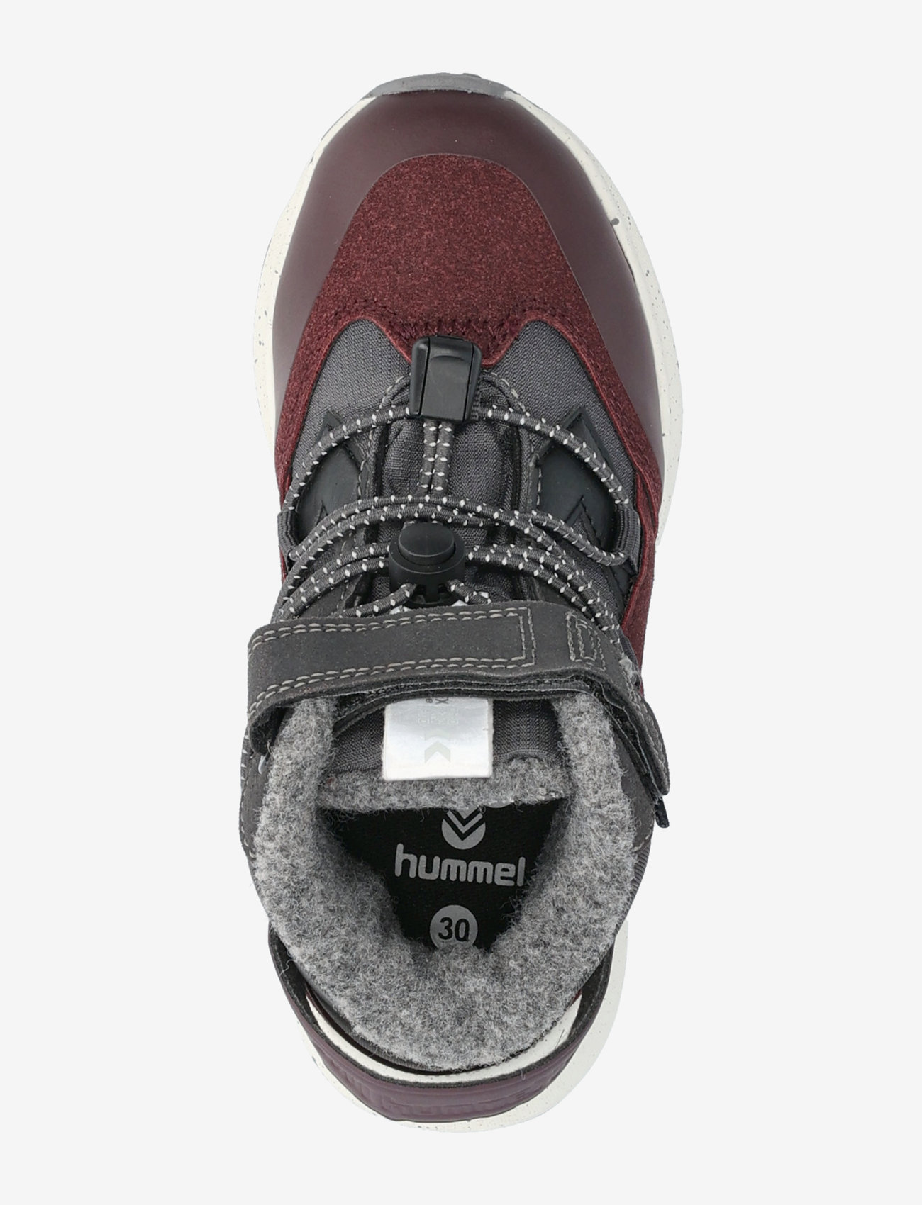 Hummel - REACH CONQUER MID TEX JR - höga sneakers - obsidian - 3