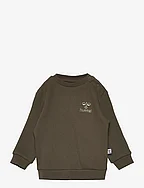 hmlCOSY SWEATSHIRT - OLIVE NIGHT