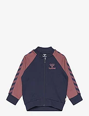 Hummel - hmlAIDAN ZIP JACKET - sweatshirts & hættetrøjer - rose brown - 0