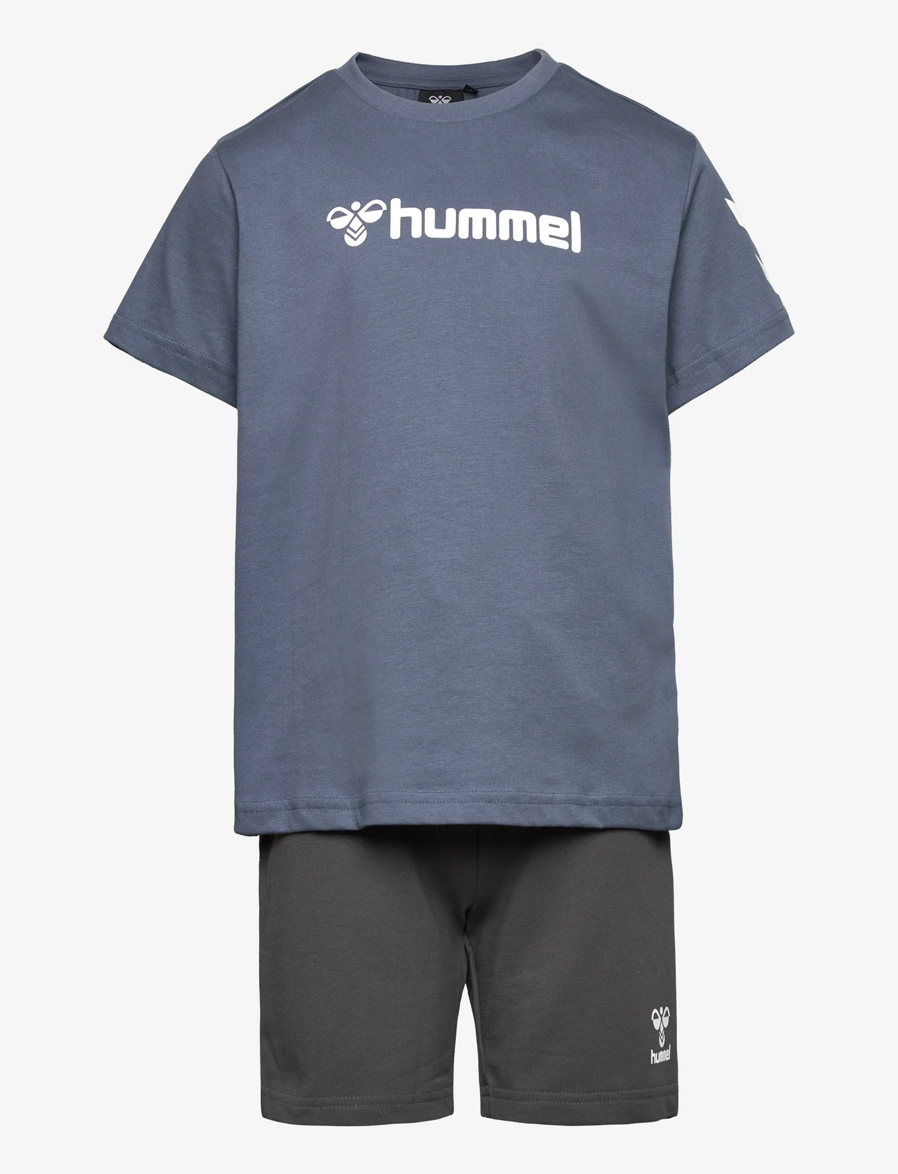 Hummel - hmlNOVET SHORTS SET - sett med kortermede t-skjorter - bering sea - 0