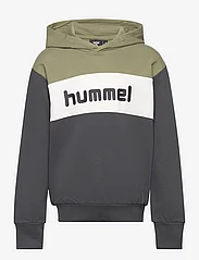 Hummel - hmlMORTEN HOODIE - sweatshirts & hættetrøjer - oil green - 0