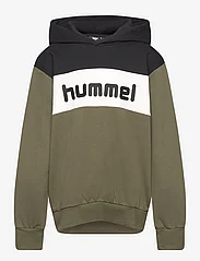 Hummel - hmlMORTEN HOODIE - hupparit - olive night - 0