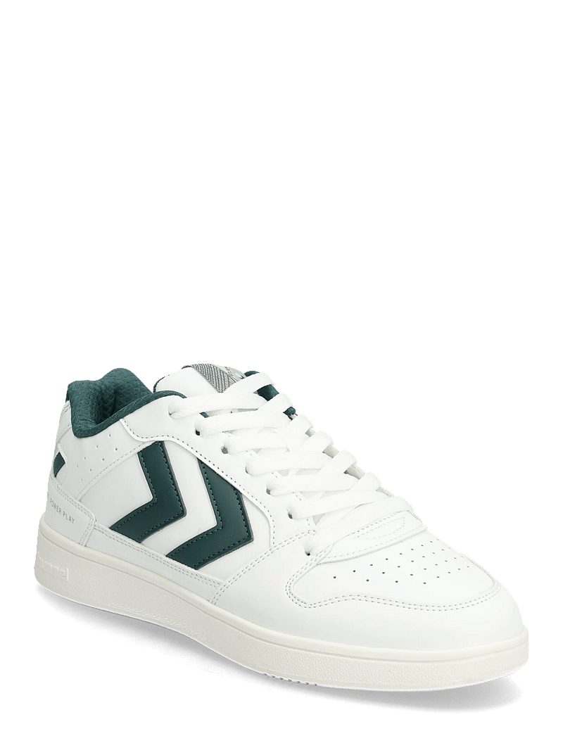 Hummel - ST. POWER PLAY - niedriger schnitt - white/green - 0