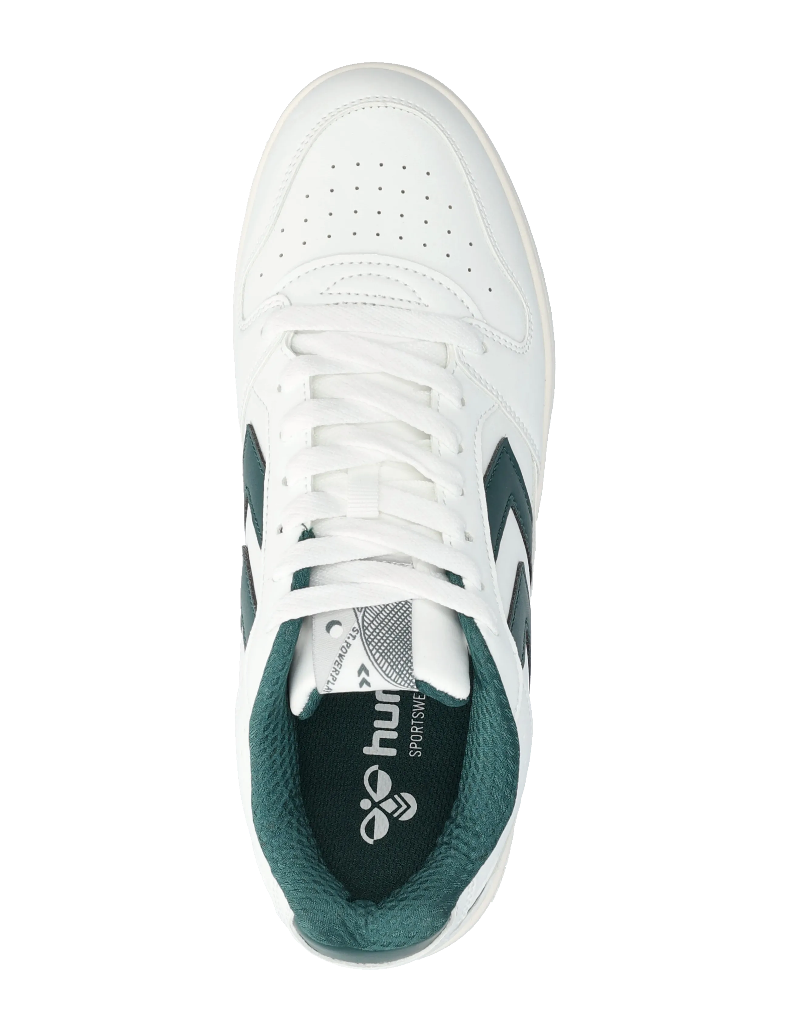 Hummel - ST. POWER PLAY - lave sneakers - white/green - 3