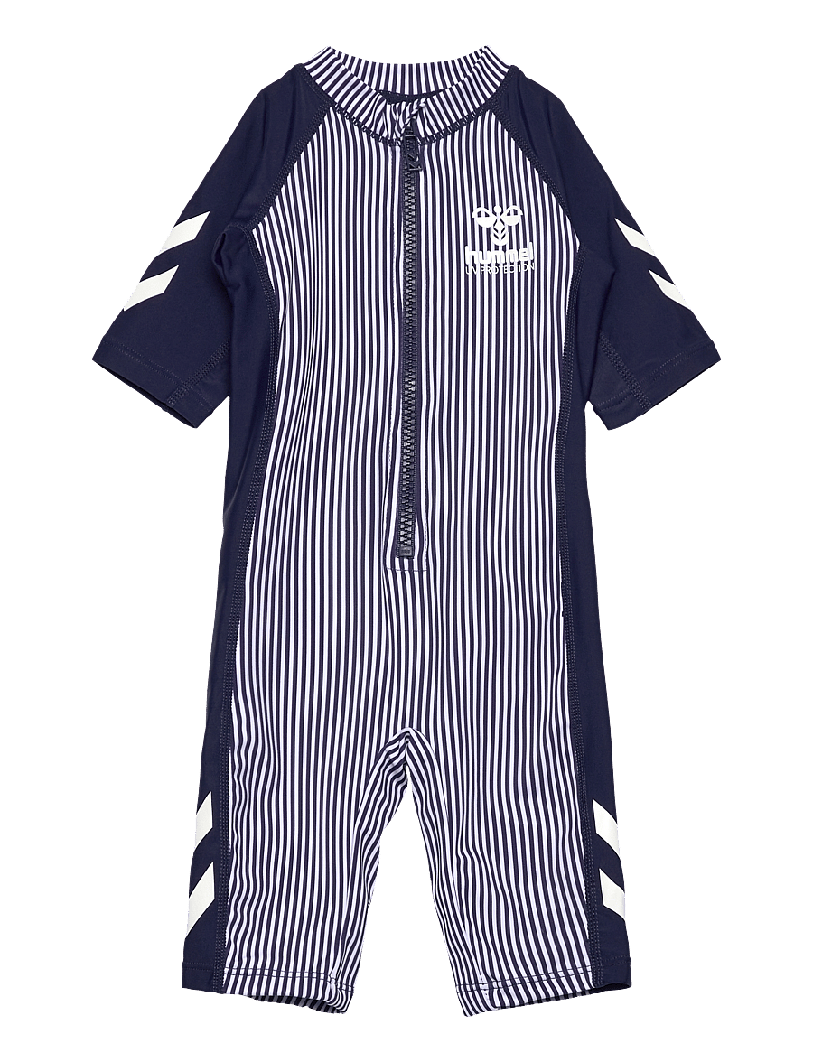 Hummel - hmlMORGAT SWIM SUIT - badeanzüge - navy blazer/bright white - 0