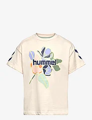 Hummel - hmlART BOXY T-SHIRT S/S - kortærmede - whitecap gray - 0