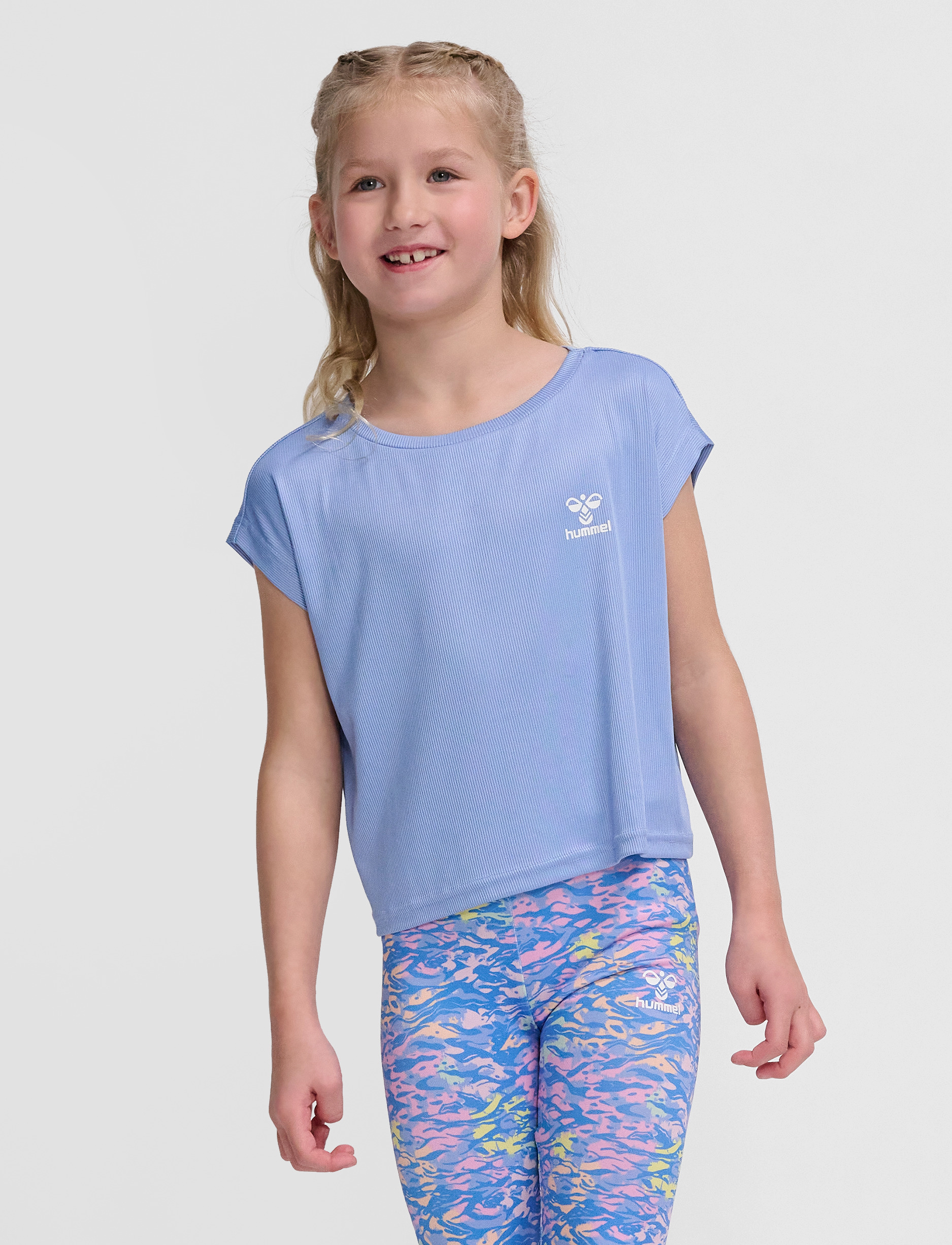 hmlRILLO T-SHIRT S/S - HYDRANGEA