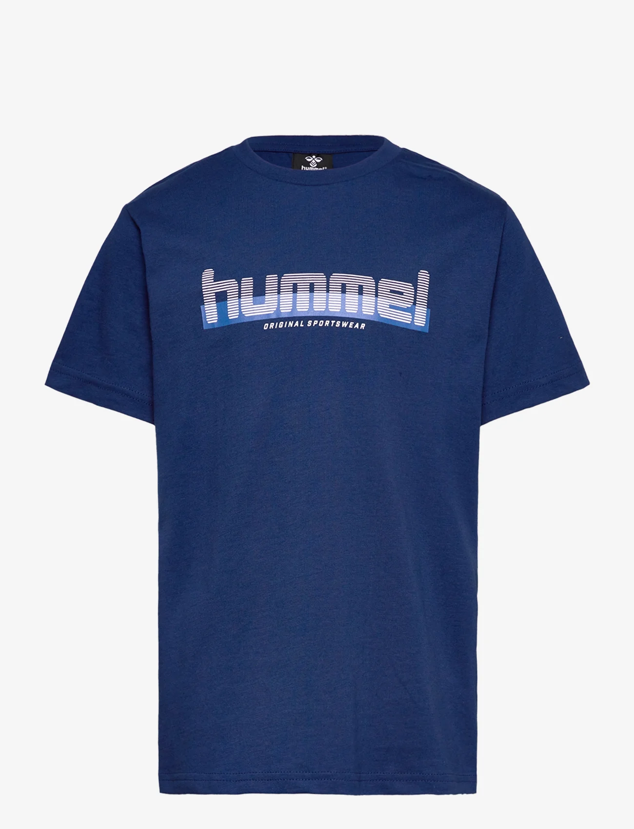 Hummel - hmlVANG T-SHIRT S/S - kortermede - estate blue - 0