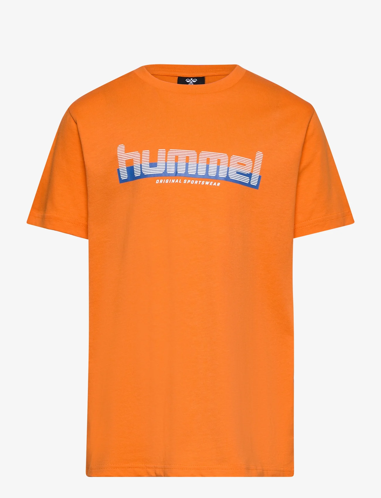 Hummel - hmlVANG T-SHIRT S/S - kortermede - persimmon orange - 0
