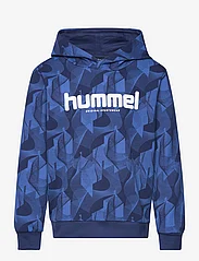 Hummel - hmlELON HOODIE - hettegensere - estate blue - 0