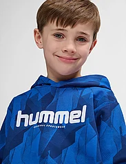 Hummel - hmlELON HOODIE - hettegensere - estate blue - 4
