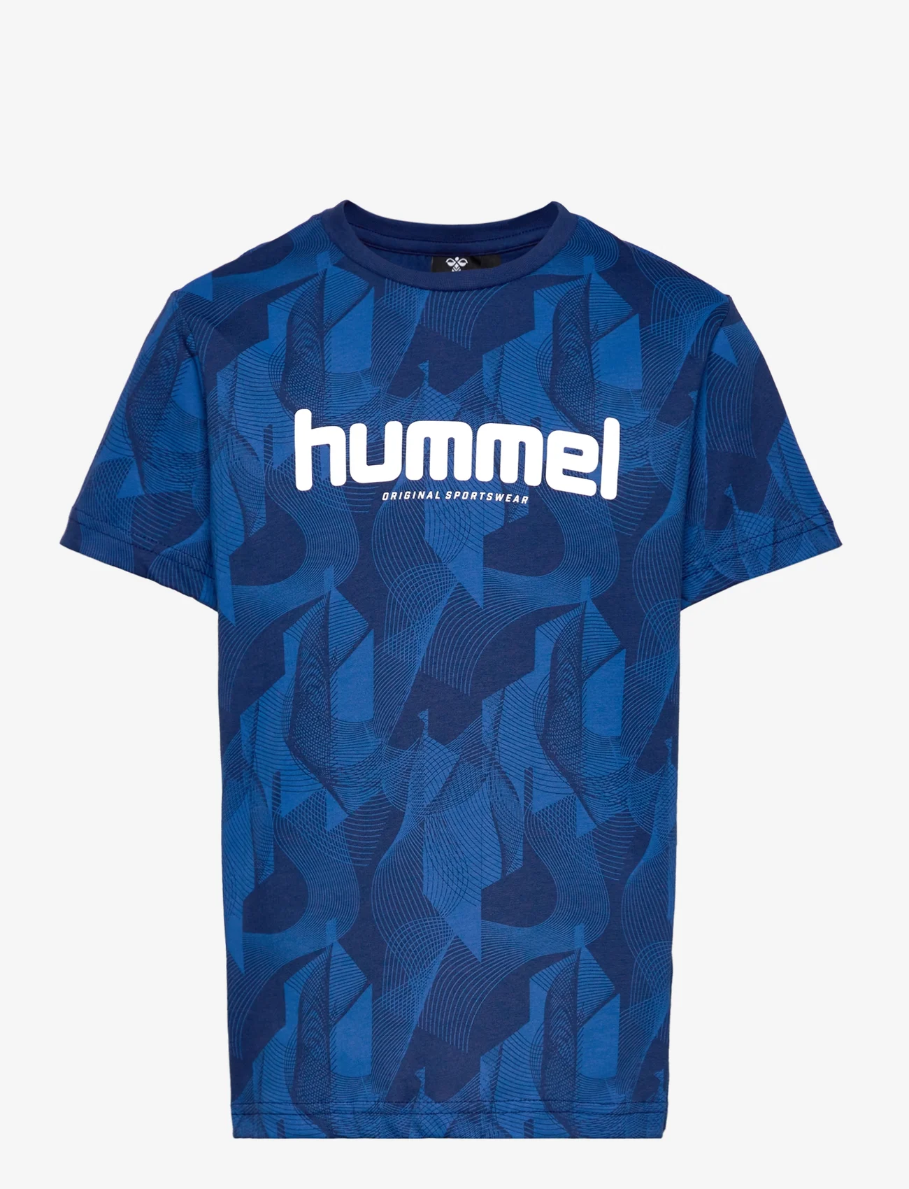 Hummel - hmlTONNI T-SHIRT S/S - kortermede - estate blue - 0