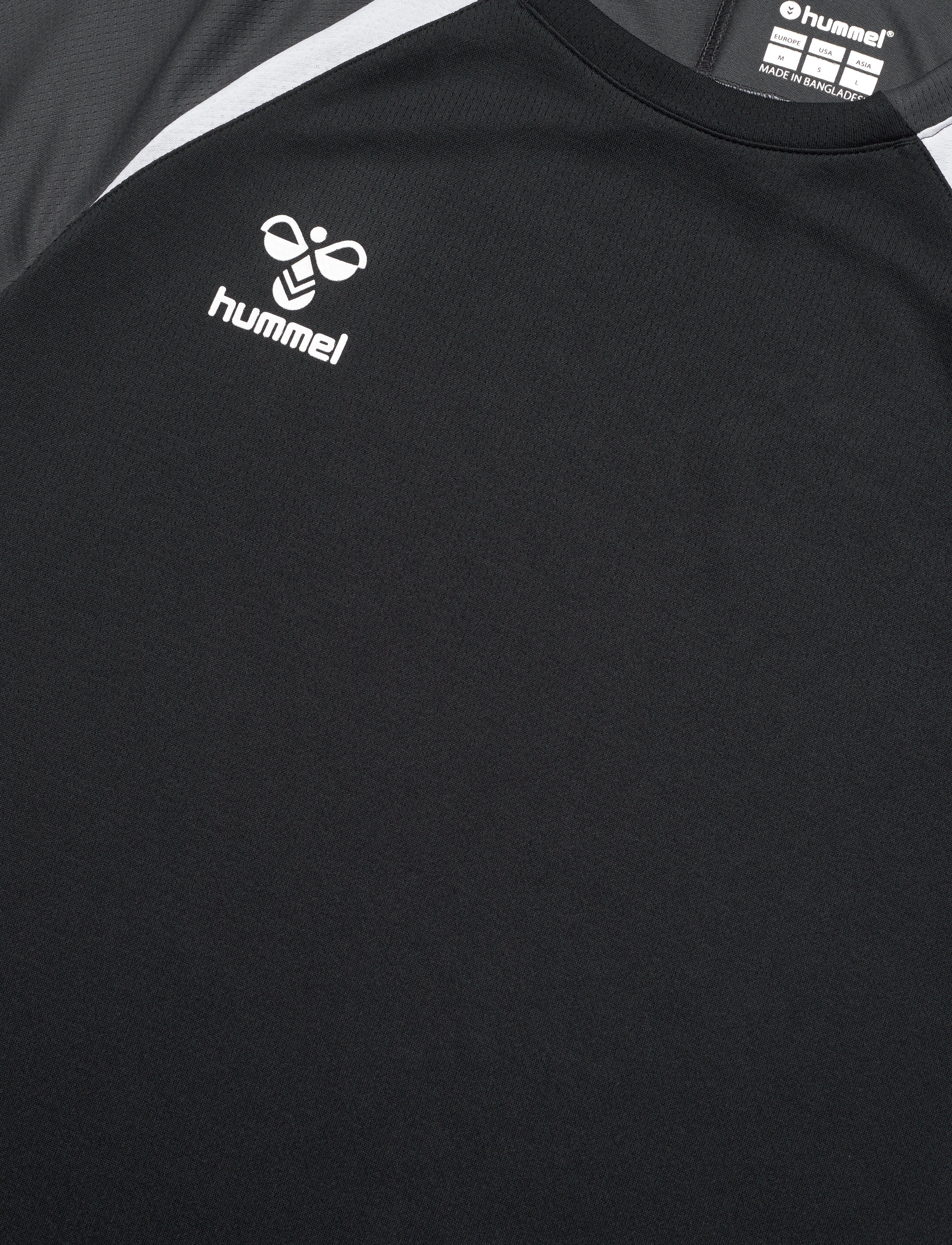 Hummel - hmlLEAD 2.0 JERSEY S/S - t-shirts - black/asphalt - 2