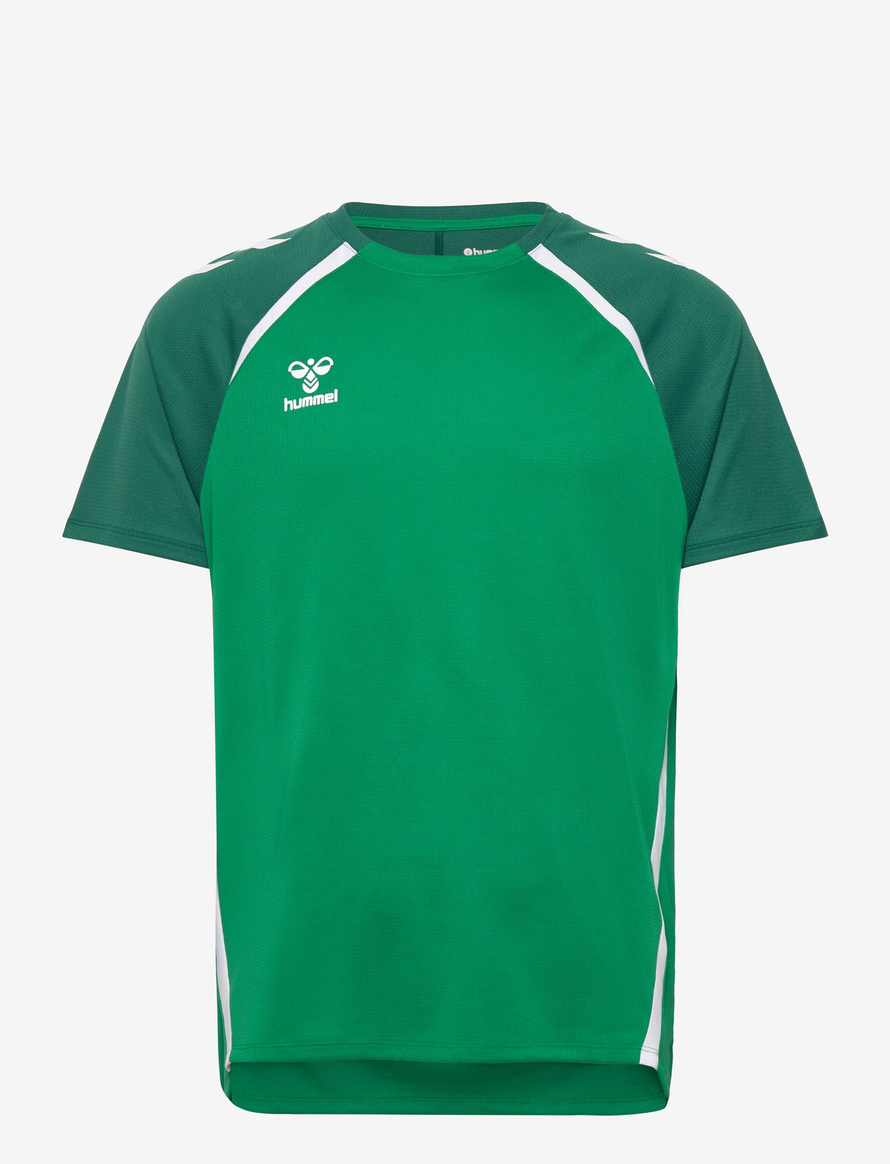 Hummel - hmlLEAD 2.0 JERSEY S/S - t-shirts - jelly bean/evergreen - 0