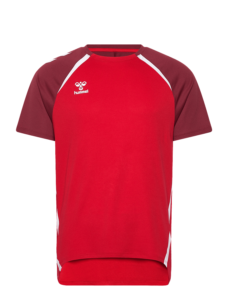 Hummel - hmlLEAD 2.0 JERSEY S/S - t-shirts - true red/maroon - 0