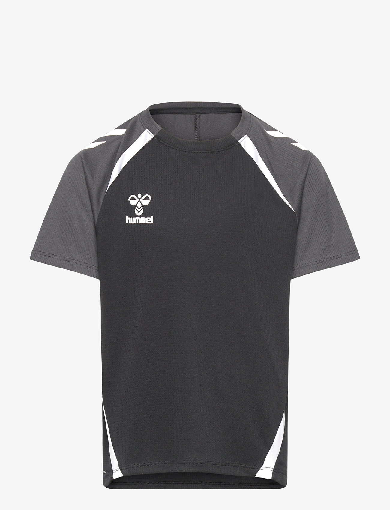 Hummel - hmlLEAD 2.0 JERSEY S/S KIDS - spordisärgid - black/asphalt - 0