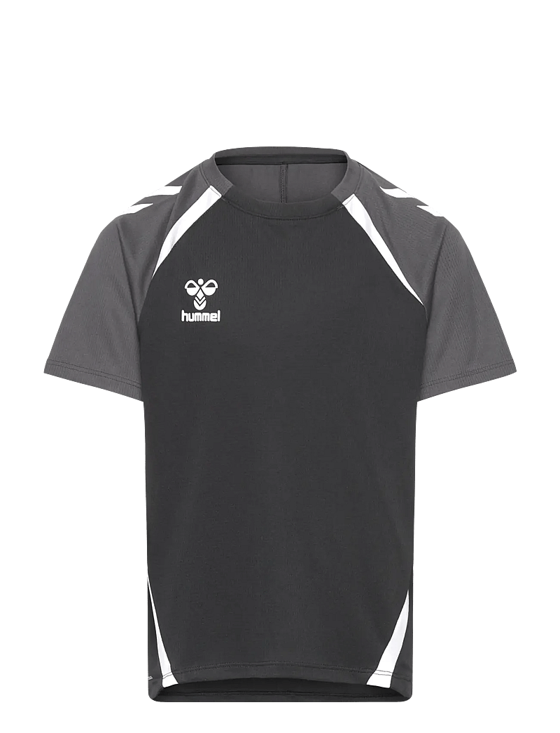 Hummel - hmlLEAD 2.0 JERSEY S/S KIDS - spordisärgid - black/asphalt - 0