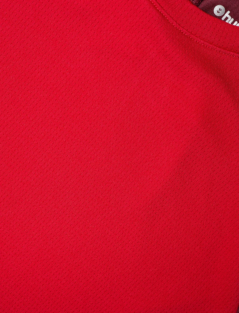 Hummel - hmlLEAD 2.0 JERSEY S/S WOMAN - t-shirts - true red/maroon - 2
