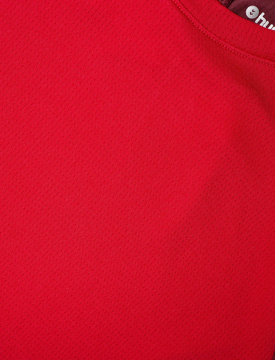 Hummel - hmlLEAD 2.0 JERSEY S/S WOMAN - stuttermarbolir - true red/maroon - 2