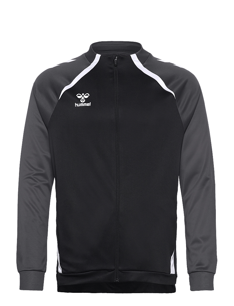 Hummel - hmlLEAD 2.0 TRACK ZIP JACKET - sweatshirts - black/asphalt - 0