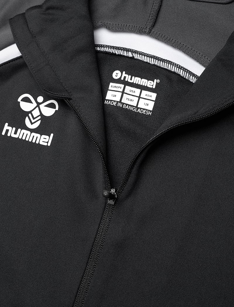 Hummel - hmlLEAD 2.0 TRACK ZIP JACKET KIDS - virsdrēbes - black/asphalt - 2