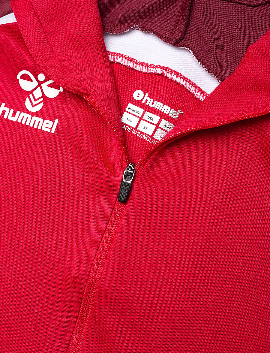 Hummel - hmlLEAD 2.0 TRACK ZIP JACKET KIDS - true red/maroon - 2